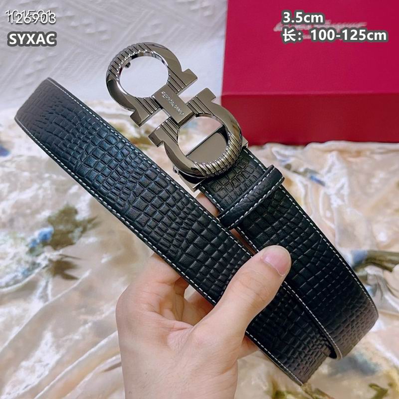 Ferragamo belt 35mmX100-125cm 8L89